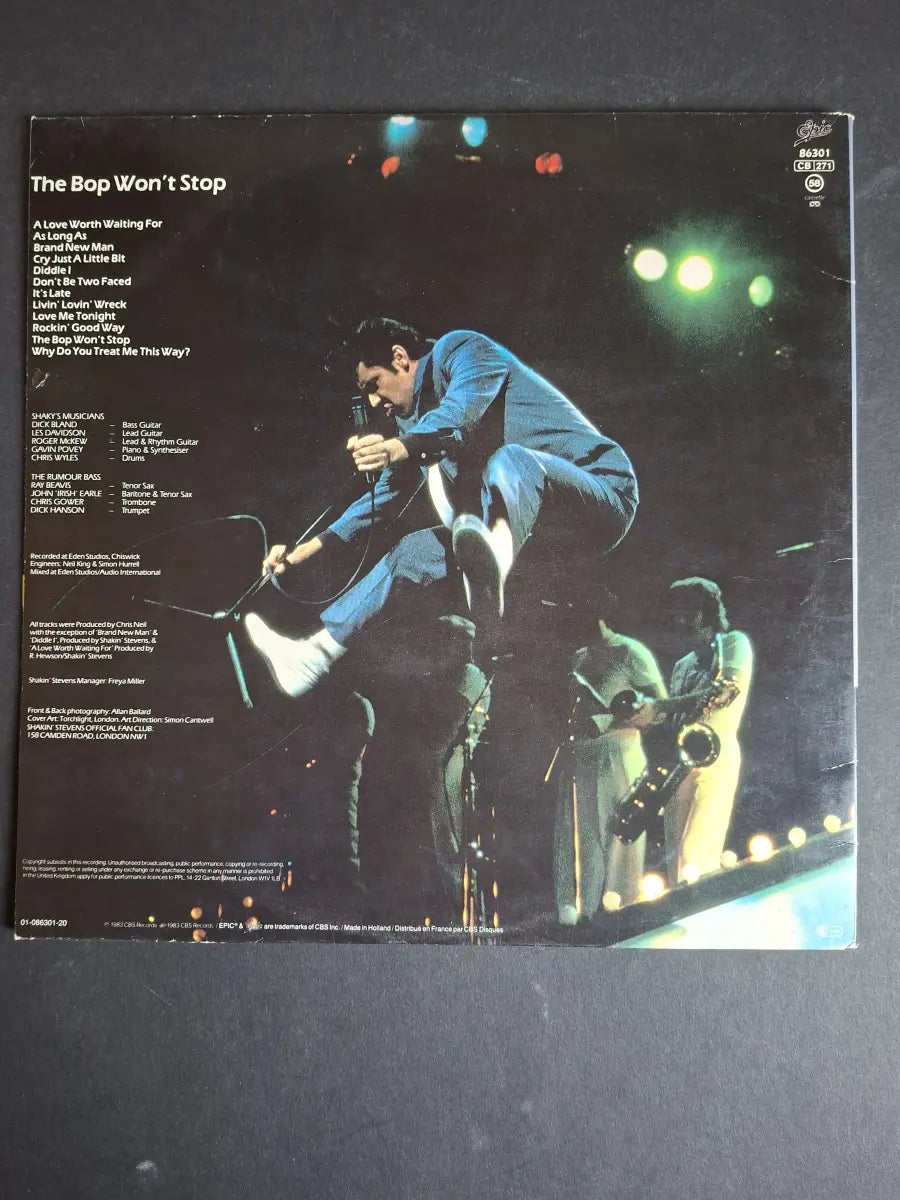 Shakin' Stevens – The Bop Won't Stop