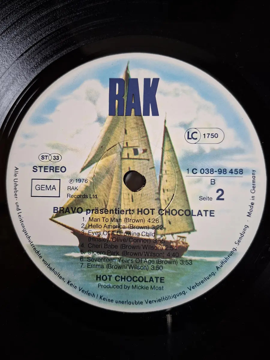 Hot Chocolate – BRAVO Präsentiert: Hot Chocolate