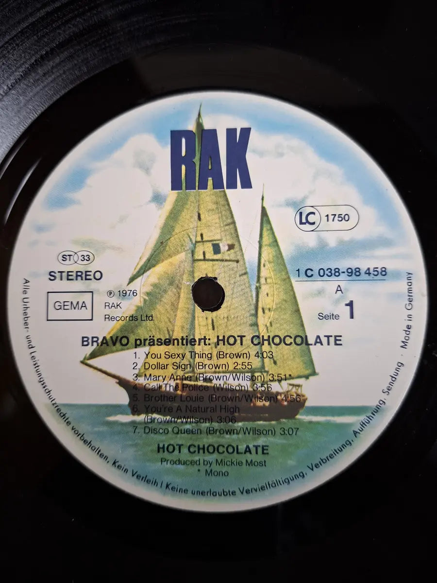 Hot Chocolate – BRAVO Präsentiert: Hot Chocolate