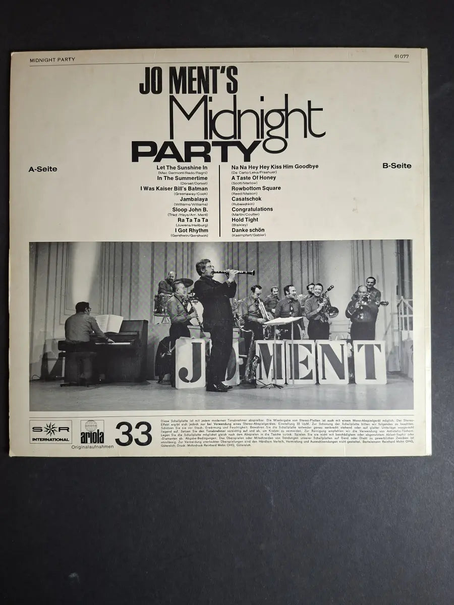 Jo Ment – Jo Ment's Midnight Party