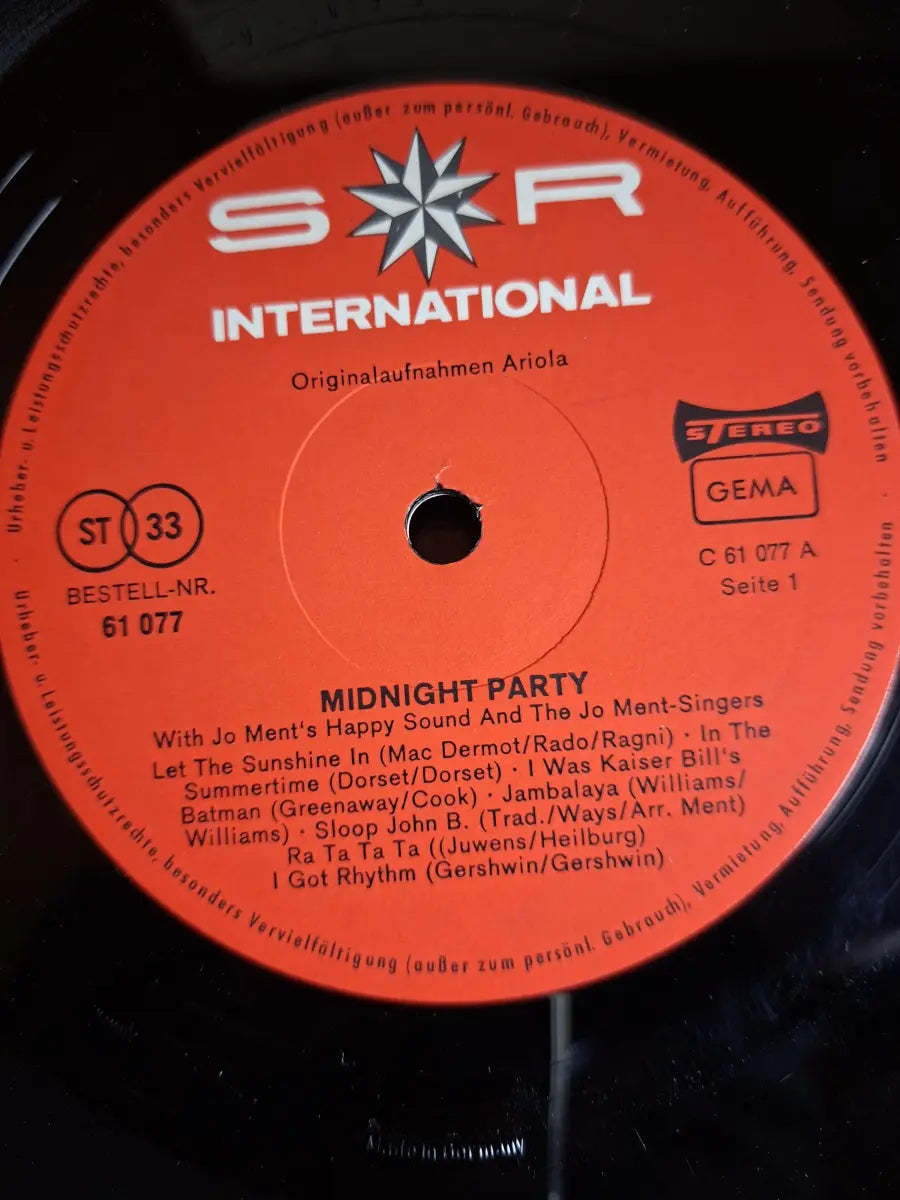 Jo Ment – Jo Ment's Midnight Party