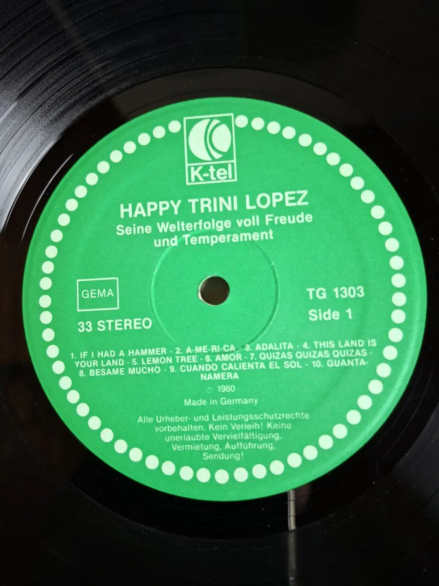 Trini Lopez – Happy Trini Lopez