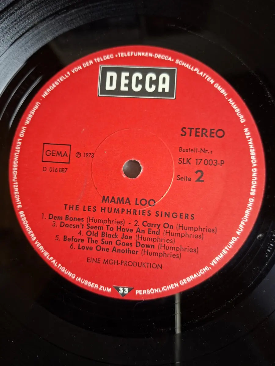 The Les Humphries Singers – Mama Loo