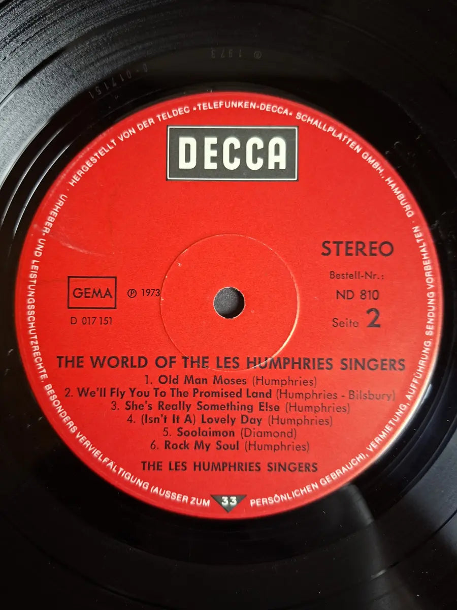 The Les Humphries Singers – The World Of The Les Humphries Singers