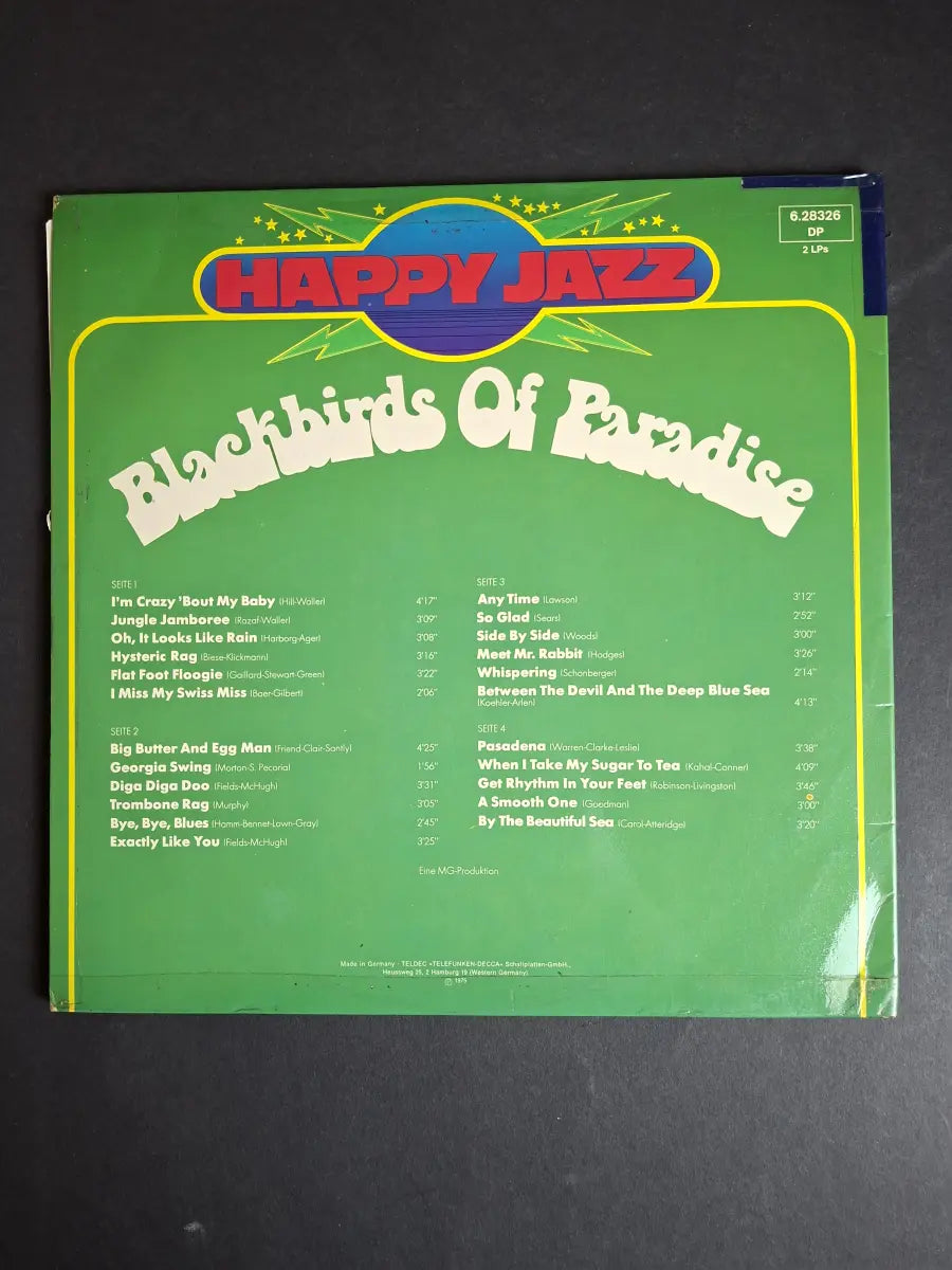 Blackbirds Of Paradise – Happy Jazz