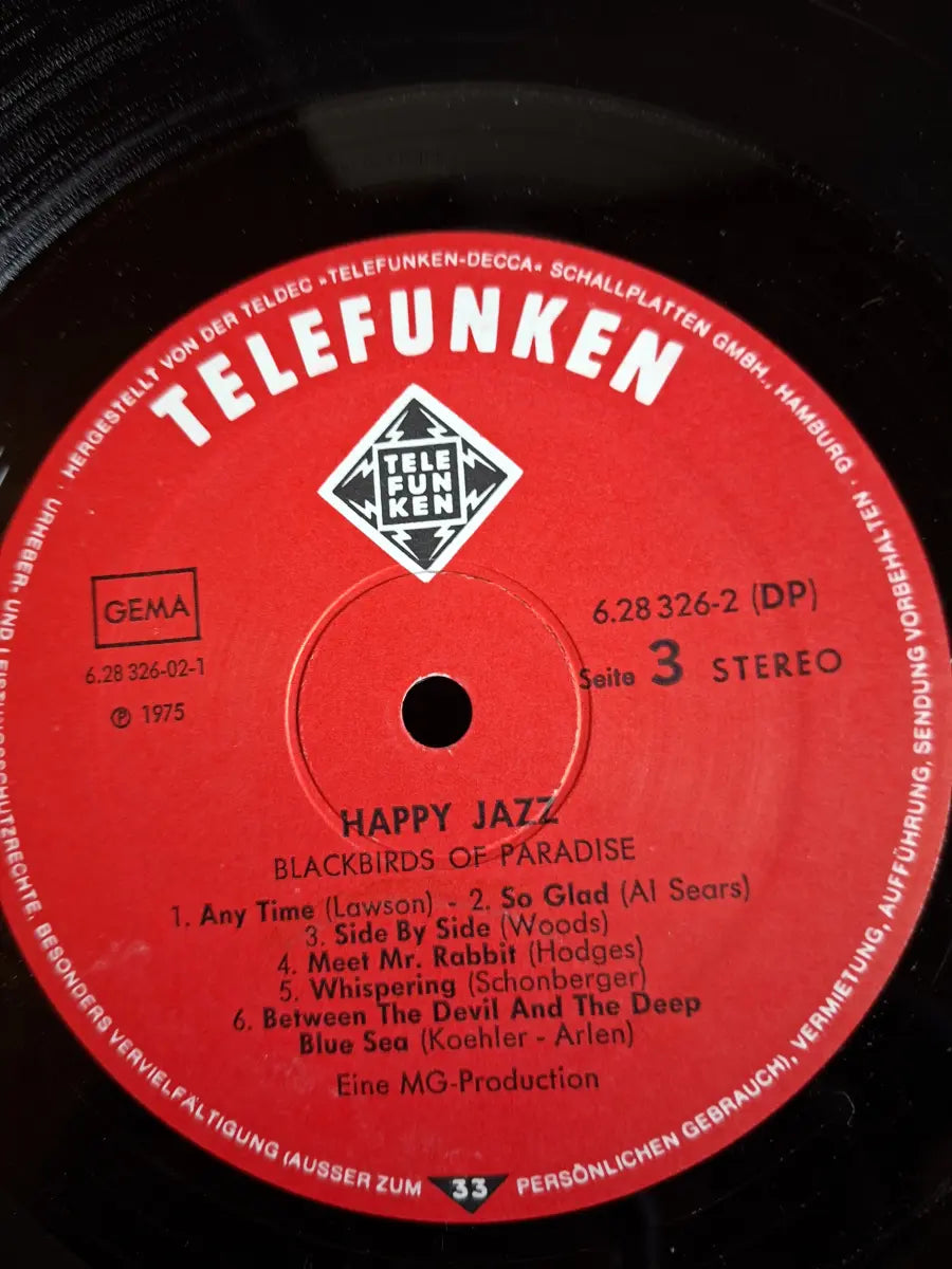 Blackbirds Of Paradise – Happy Jazz