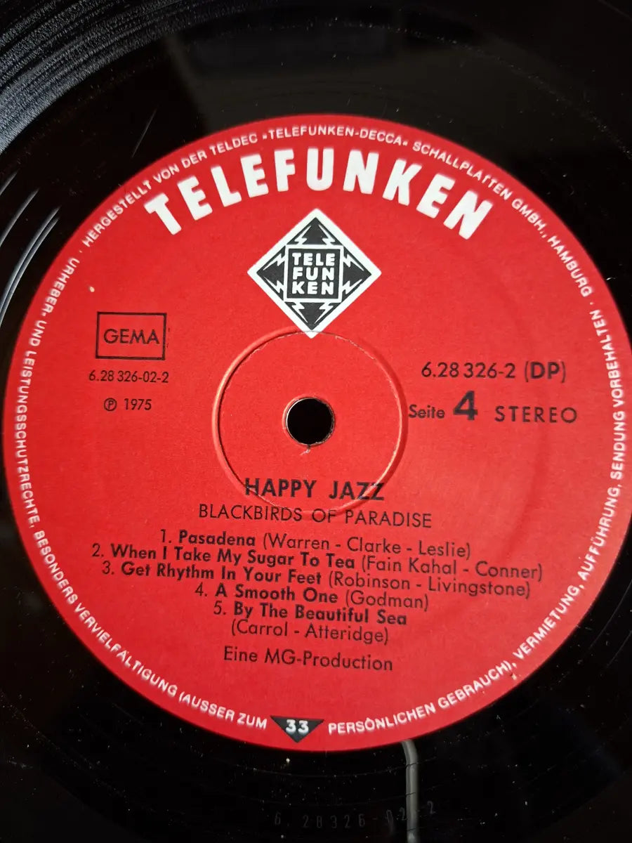 Blackbirds Of Paradise – Happy Jazz