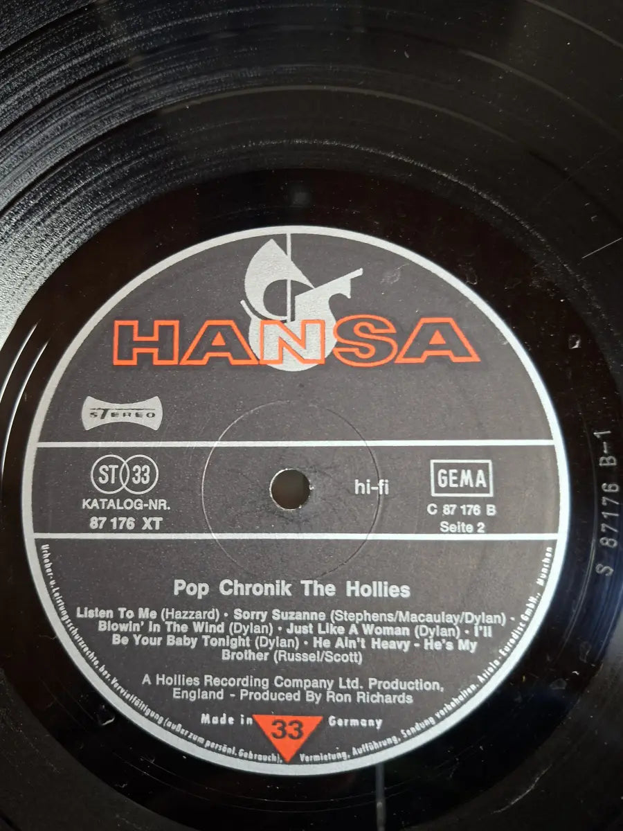 The Hollies – Pop Chronik