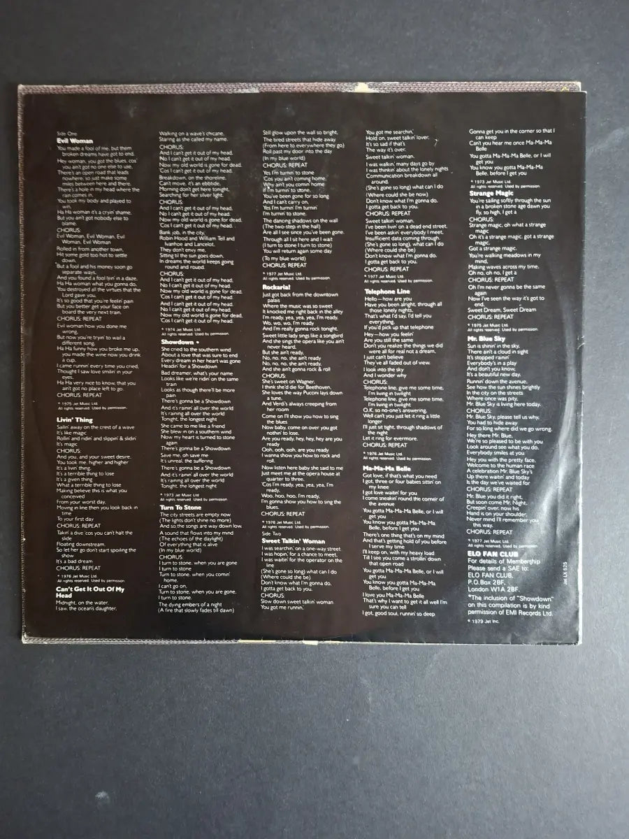 Electric Light Orchestra – ELO's Greatest Hits