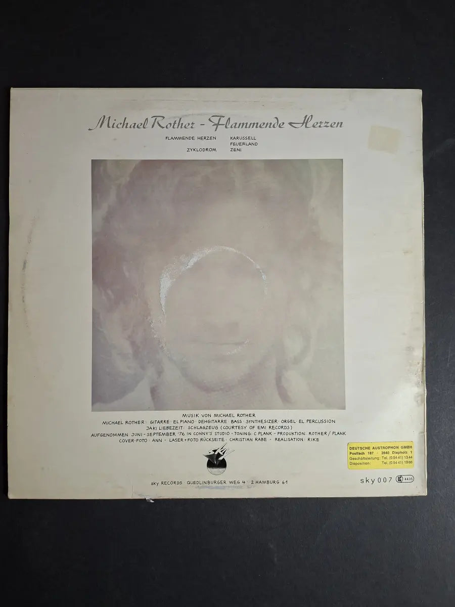 Michael Rother – Flammende Herzen