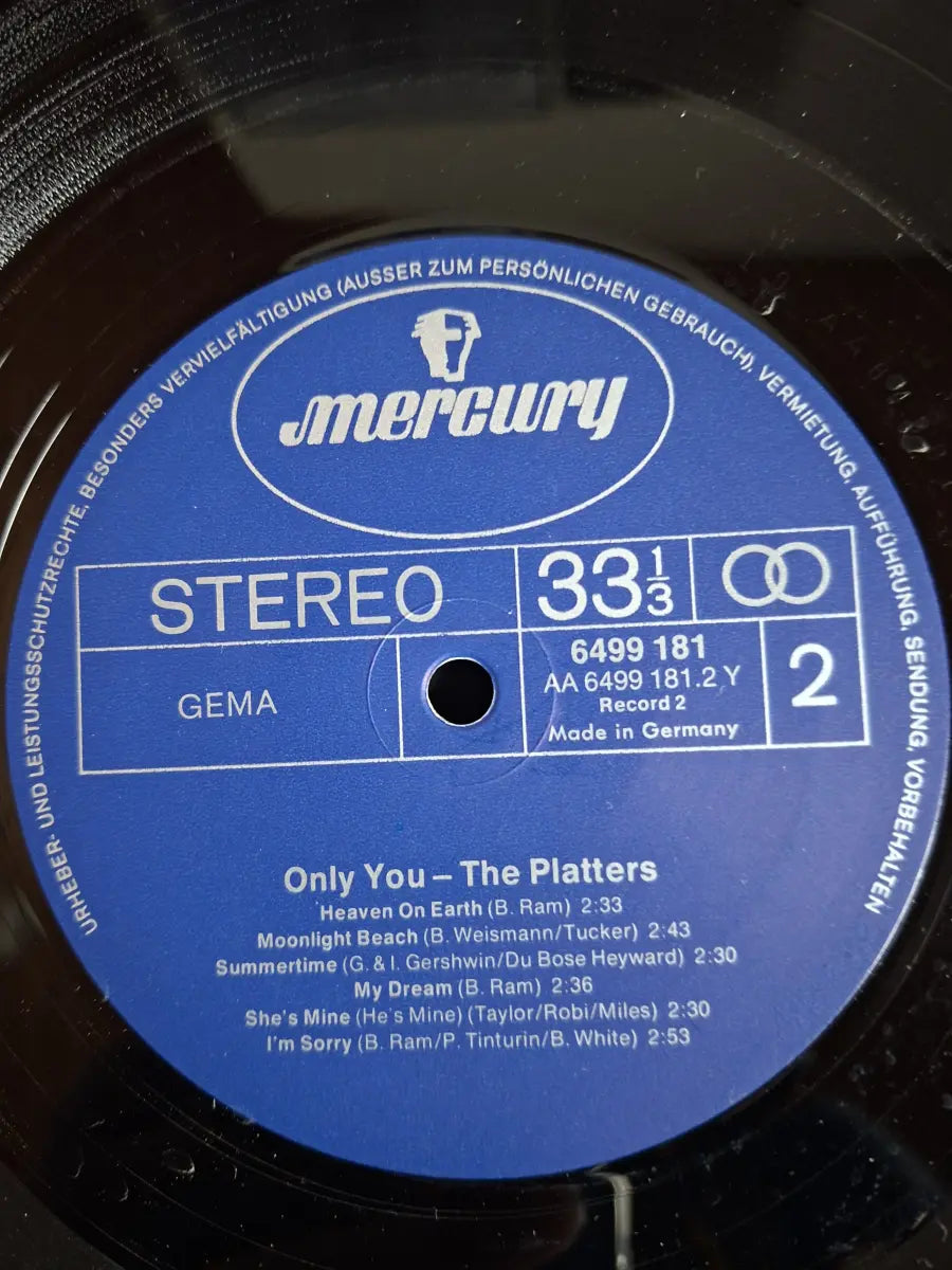 The Platters – Only You