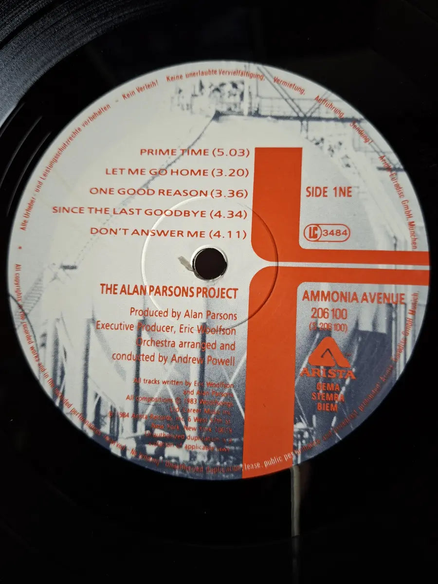 The Alan Parsons Project – Ammonia Avenue