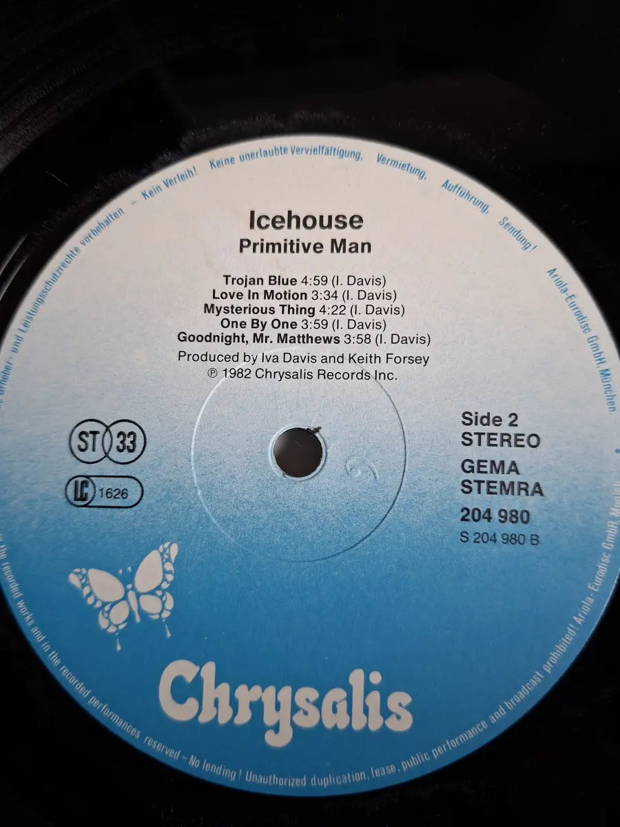 Icehouse – Primitive Man