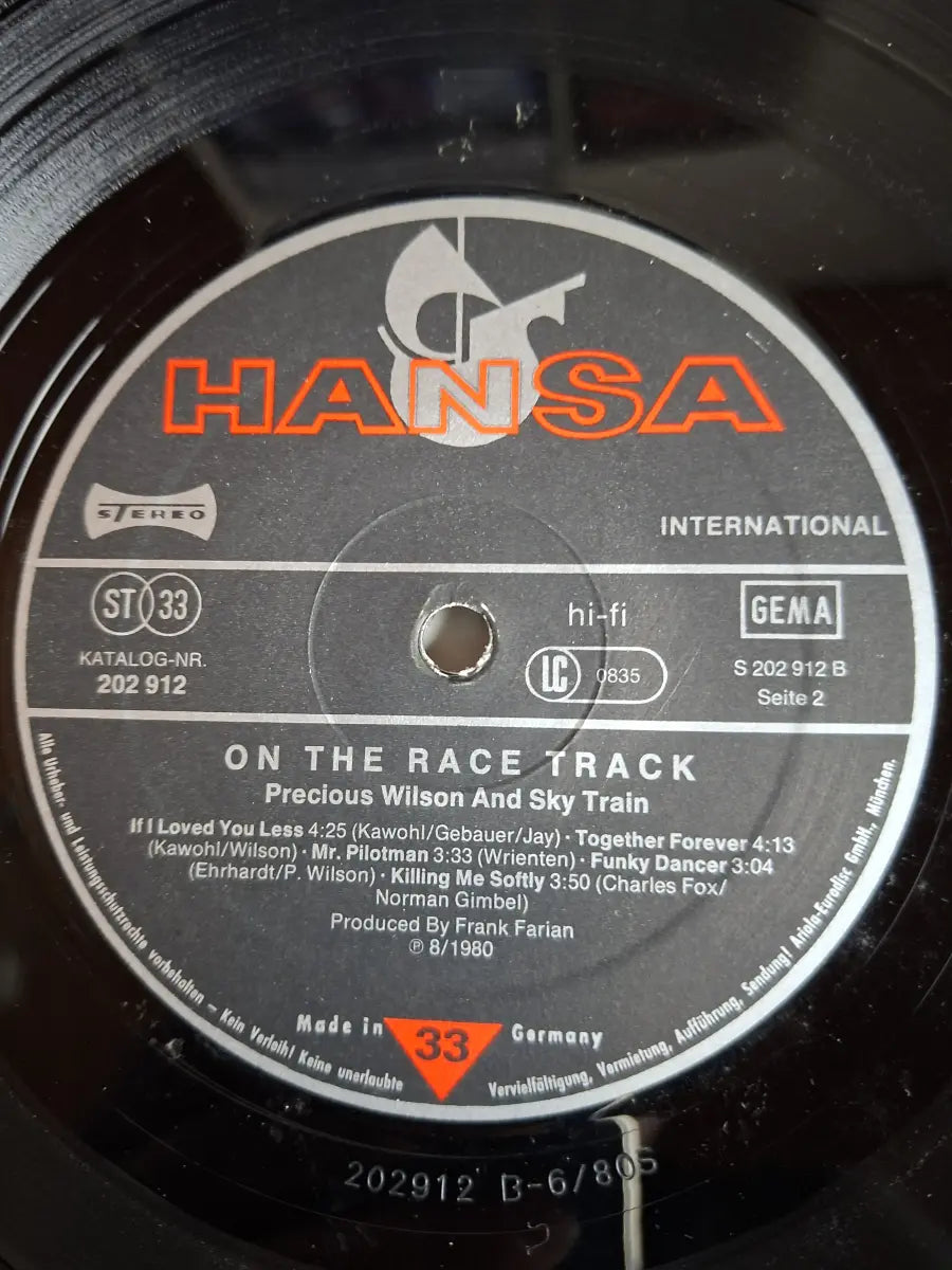 Precious Wilson And Sky Train – On The Race Track