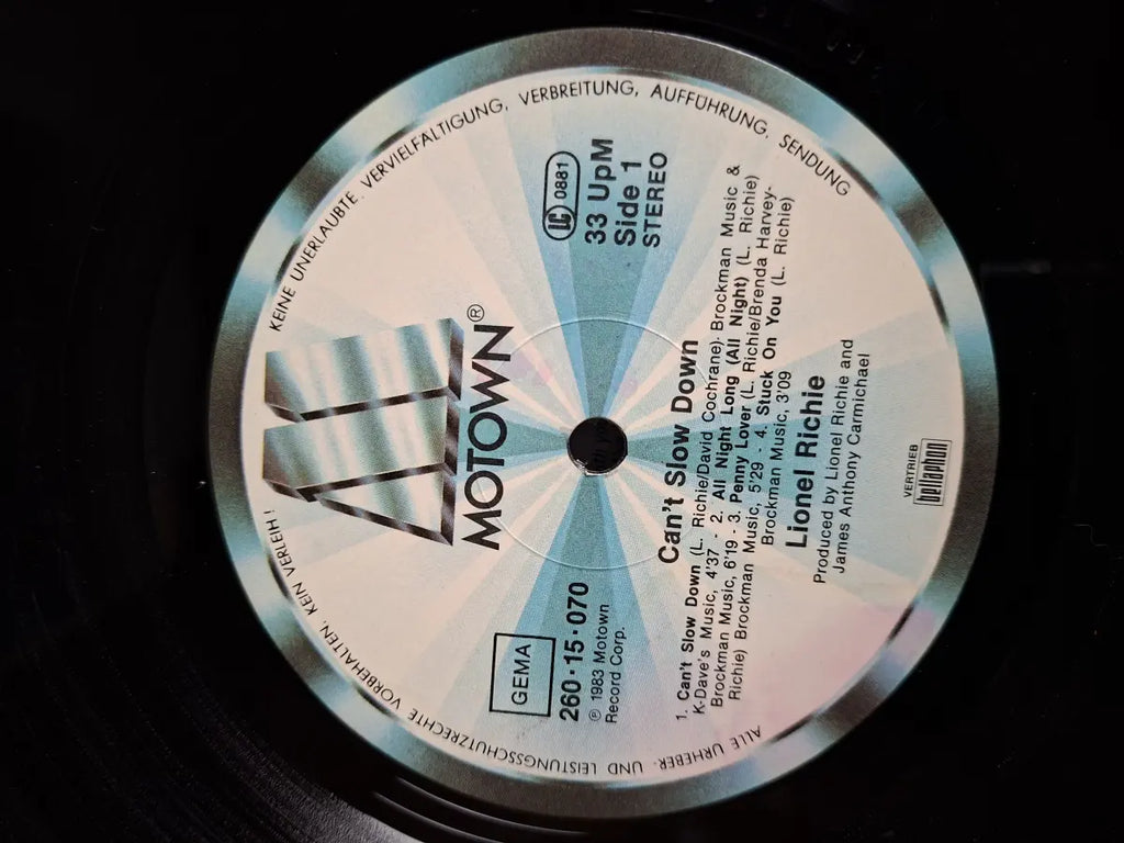 Lionel Richie – Can't Slow Down