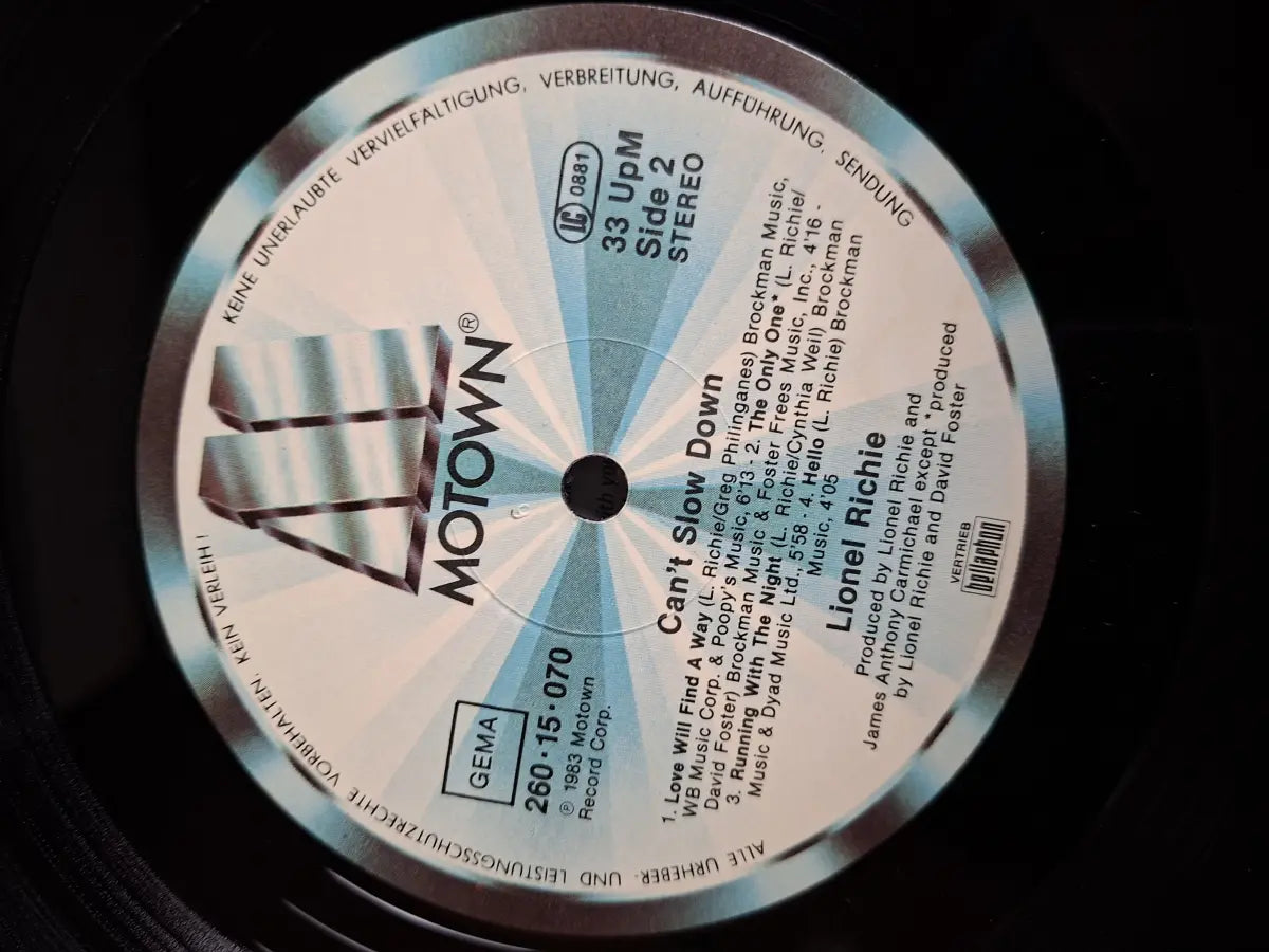 Lionel Richie – Can't Slow Down