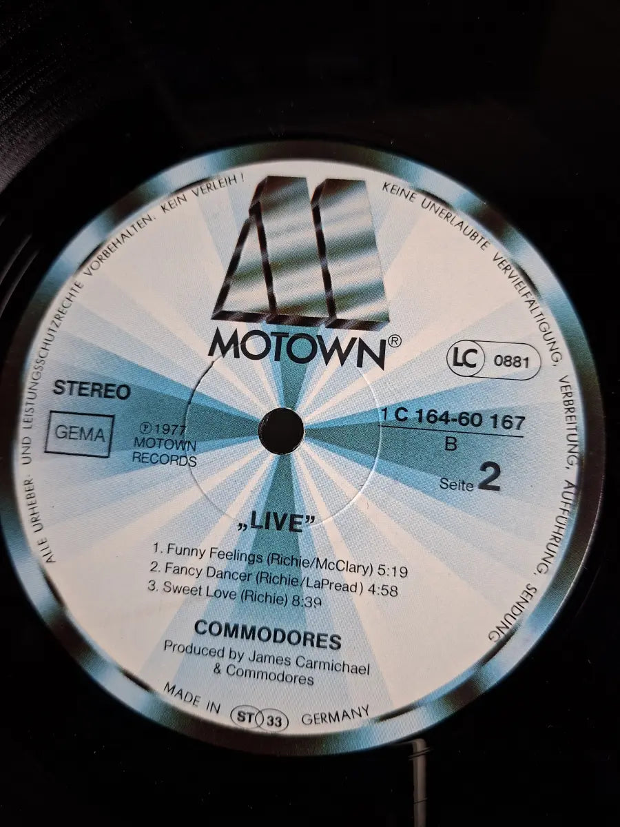 Commodores – Live!