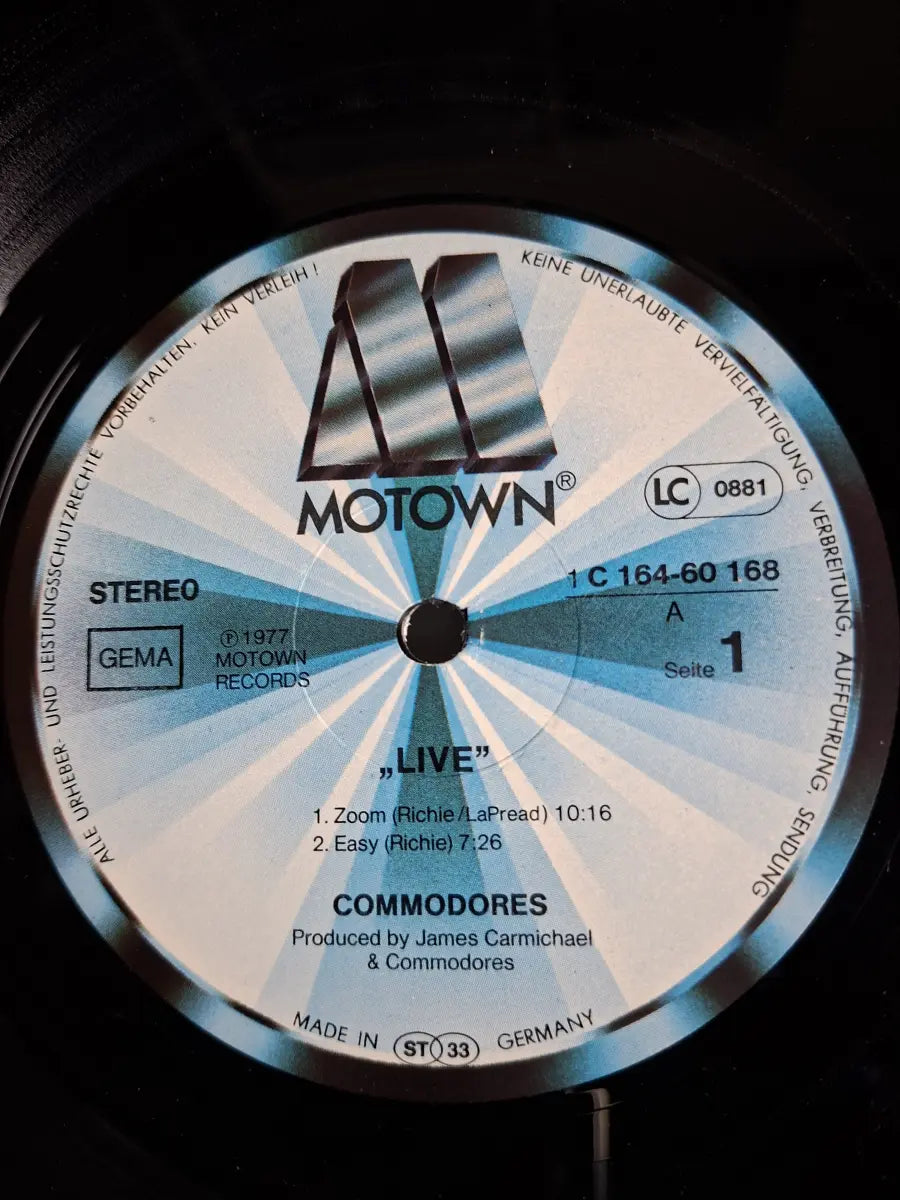 Commodores – Live!