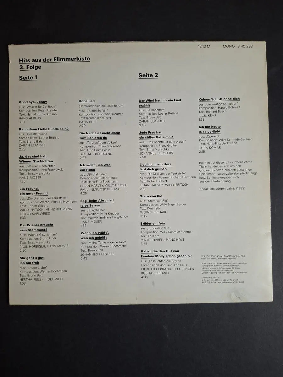 Sampler - Hits Aus Der Flimmerkiste 3