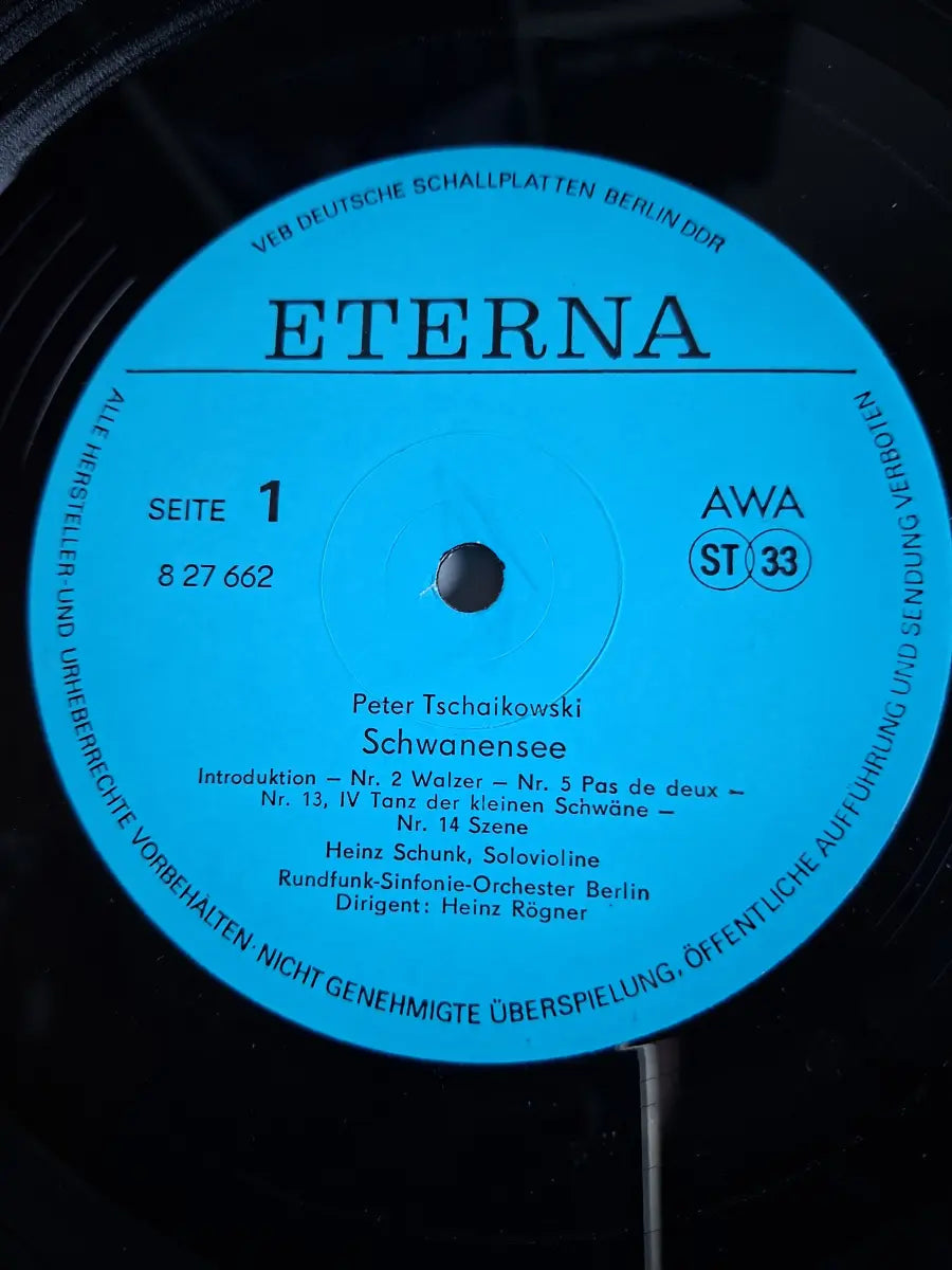 Peter Tschaikowski, Rundfunk-Sinfonie-Orchester Berlin, Heinz Rögner – Schwanensee - Ausschnitte -