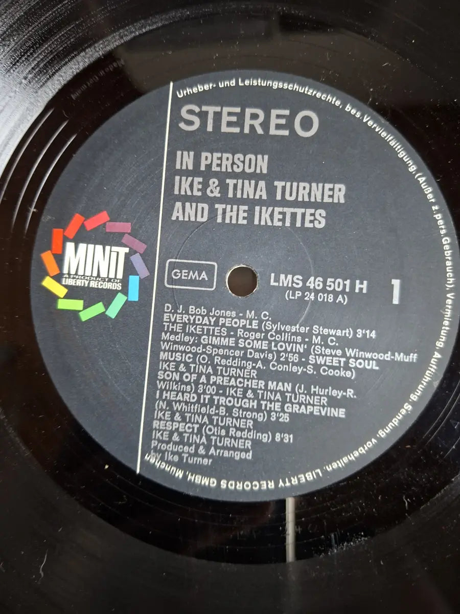 Ike & Tina Turner And The Ikettes – In Person
