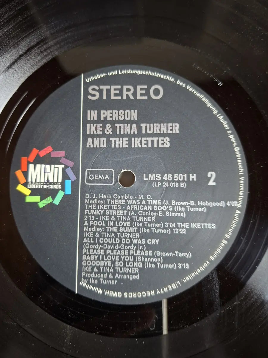 Ike & Tina Turner And The Ikettes – In Person
