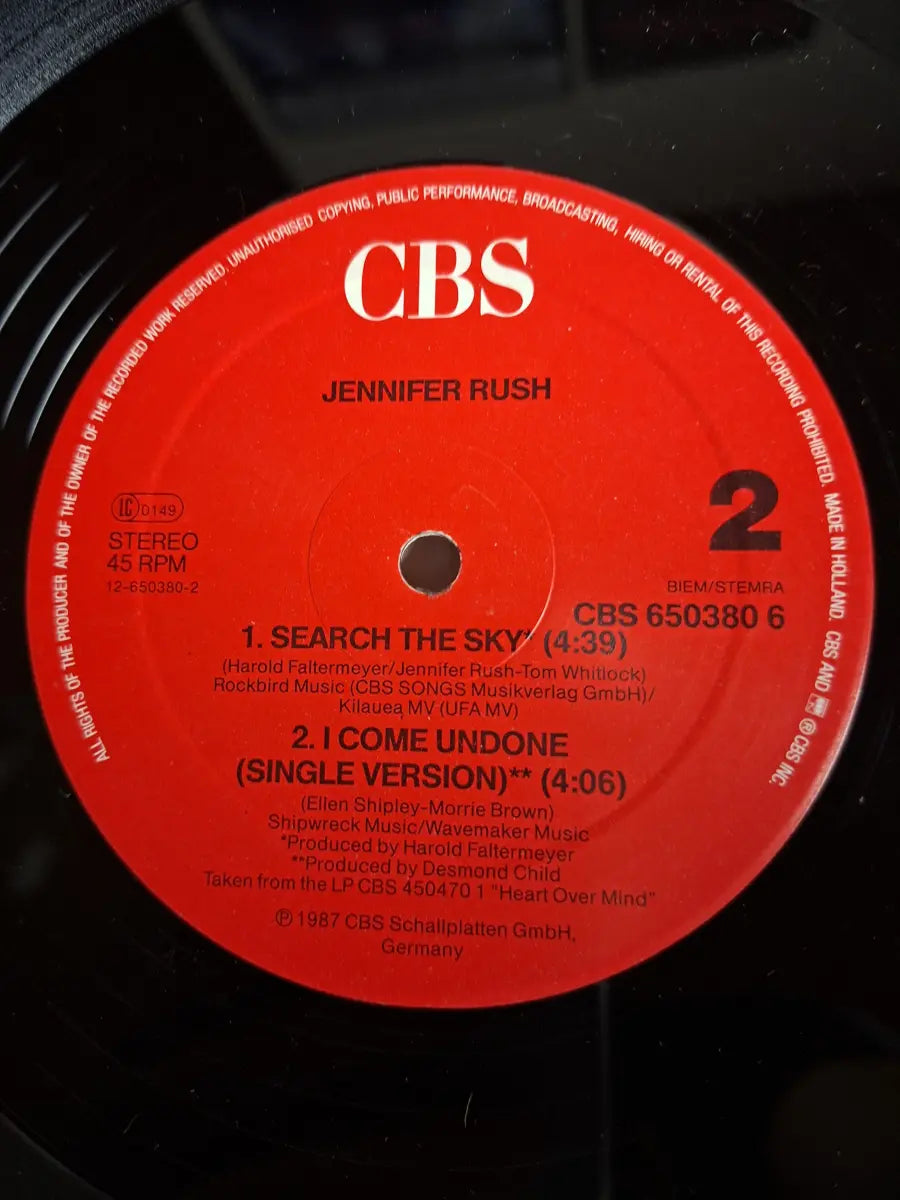 Jennifer Rush – I Come Undone