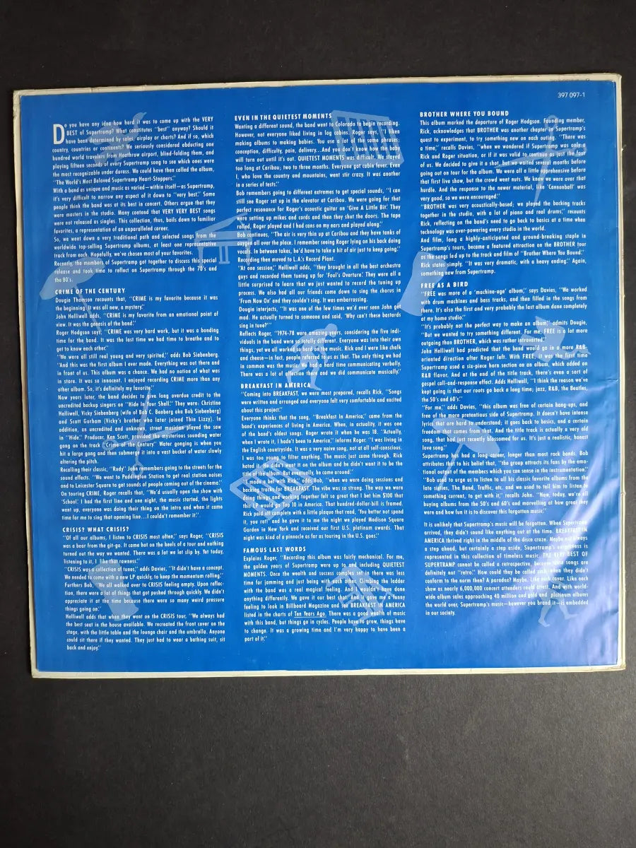 Supertramp – The Very Best Of Supertramp