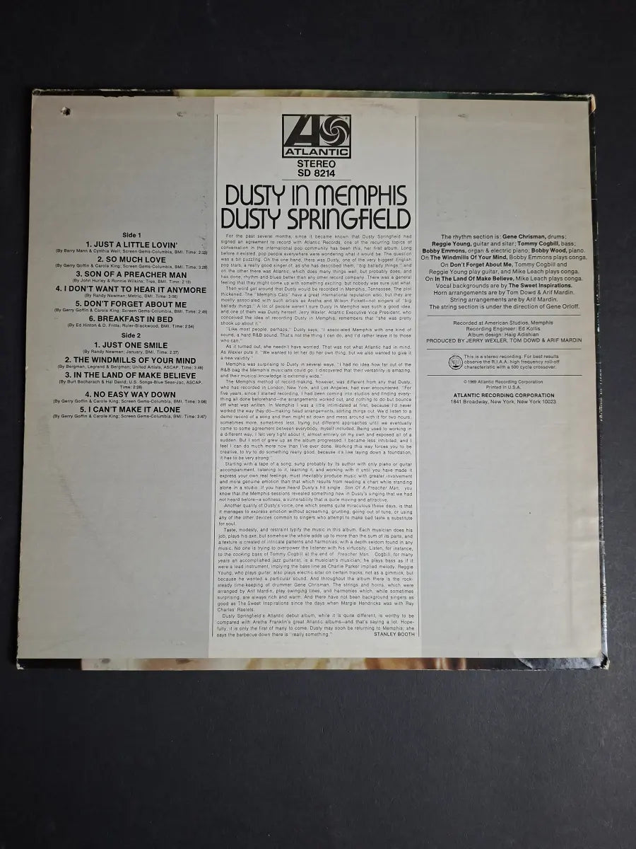 Dusty Springfield – Dusty In Memphis