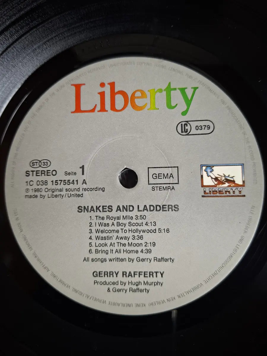 Gerry Rafferty – Snakes And Ladders
