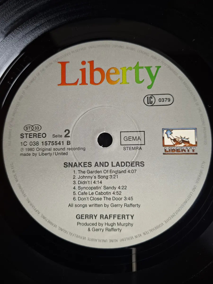 Gerry Rafferty – Snakes And Ladders