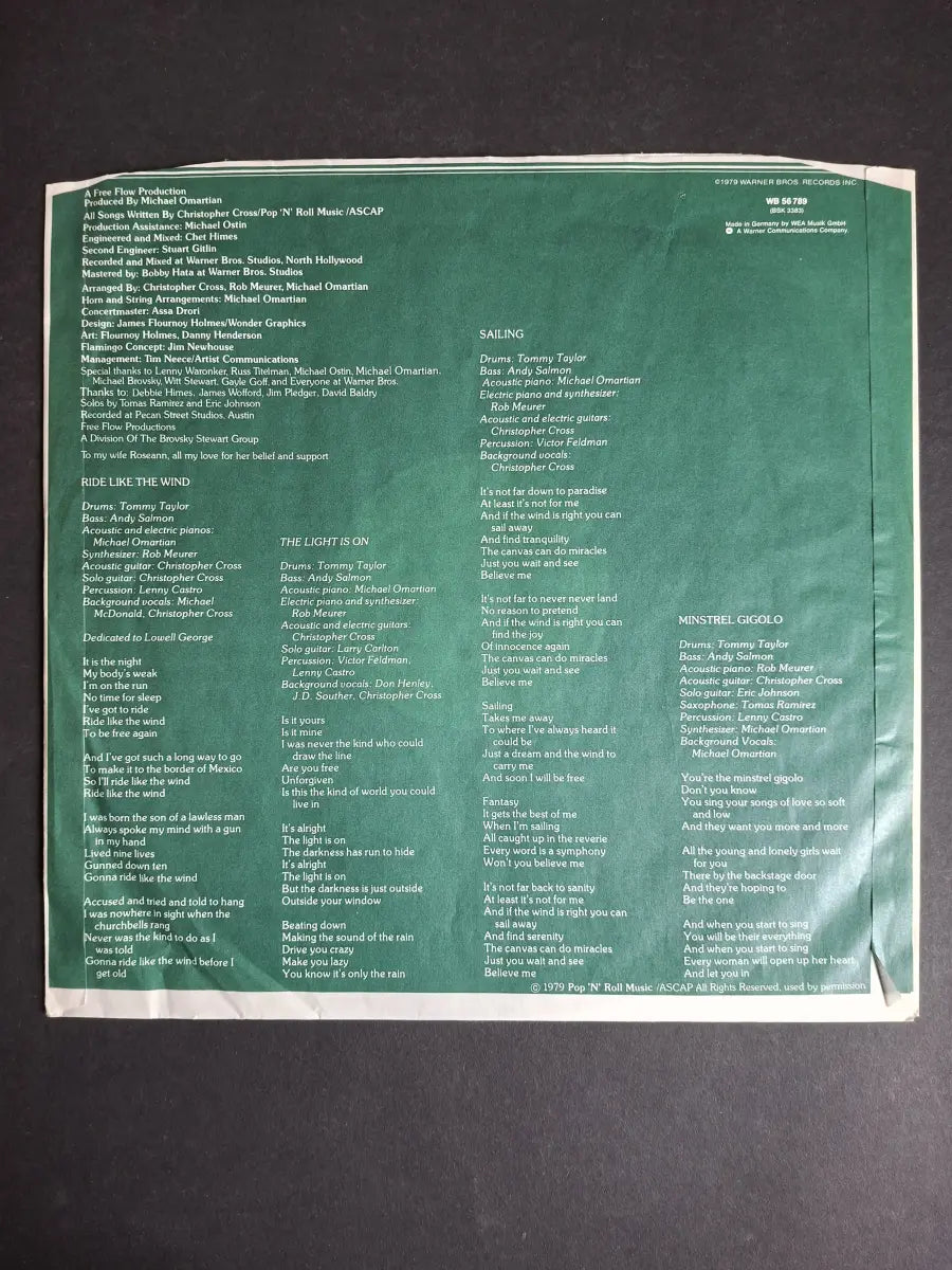 Christopher Cross – Christopher Cross