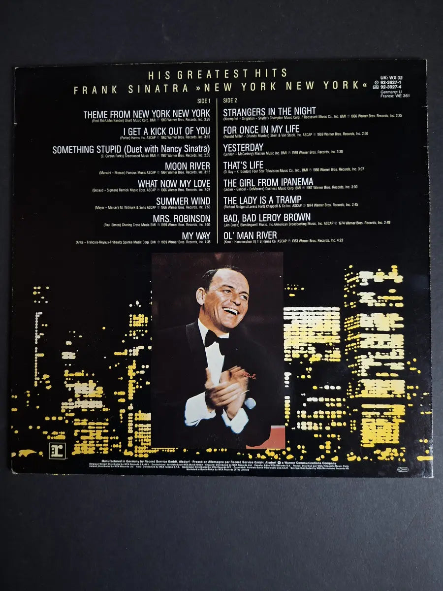 Frank Sinatra – New York New York: His Greatest Hits
