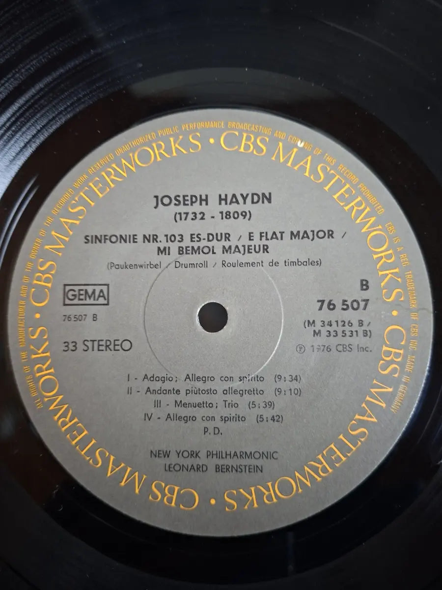 Haydn, Leonard Bernstein, New York Philharmonic – Symphonies 100 & 103