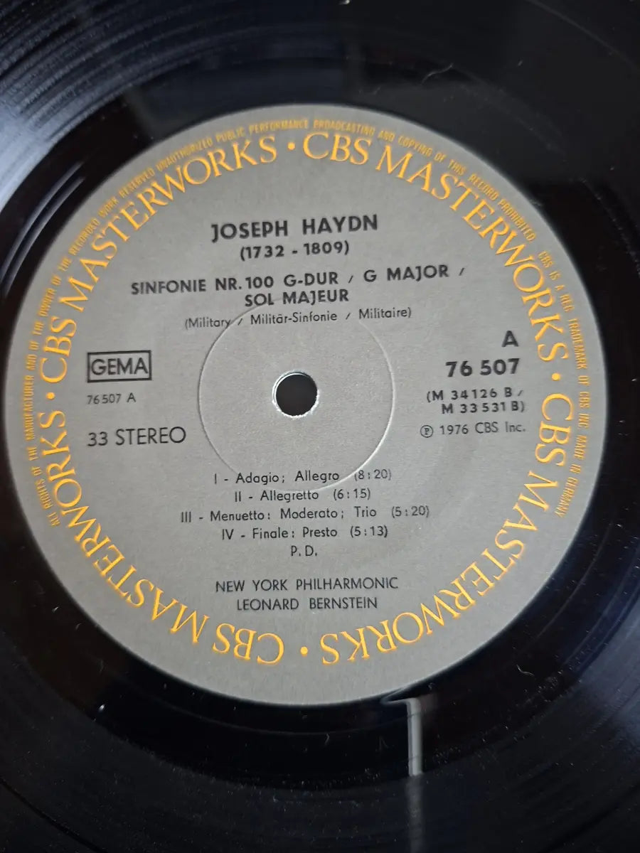 Haydn, Leonard Bernstein, New York Philharmonic – Symphonies 100 & 103