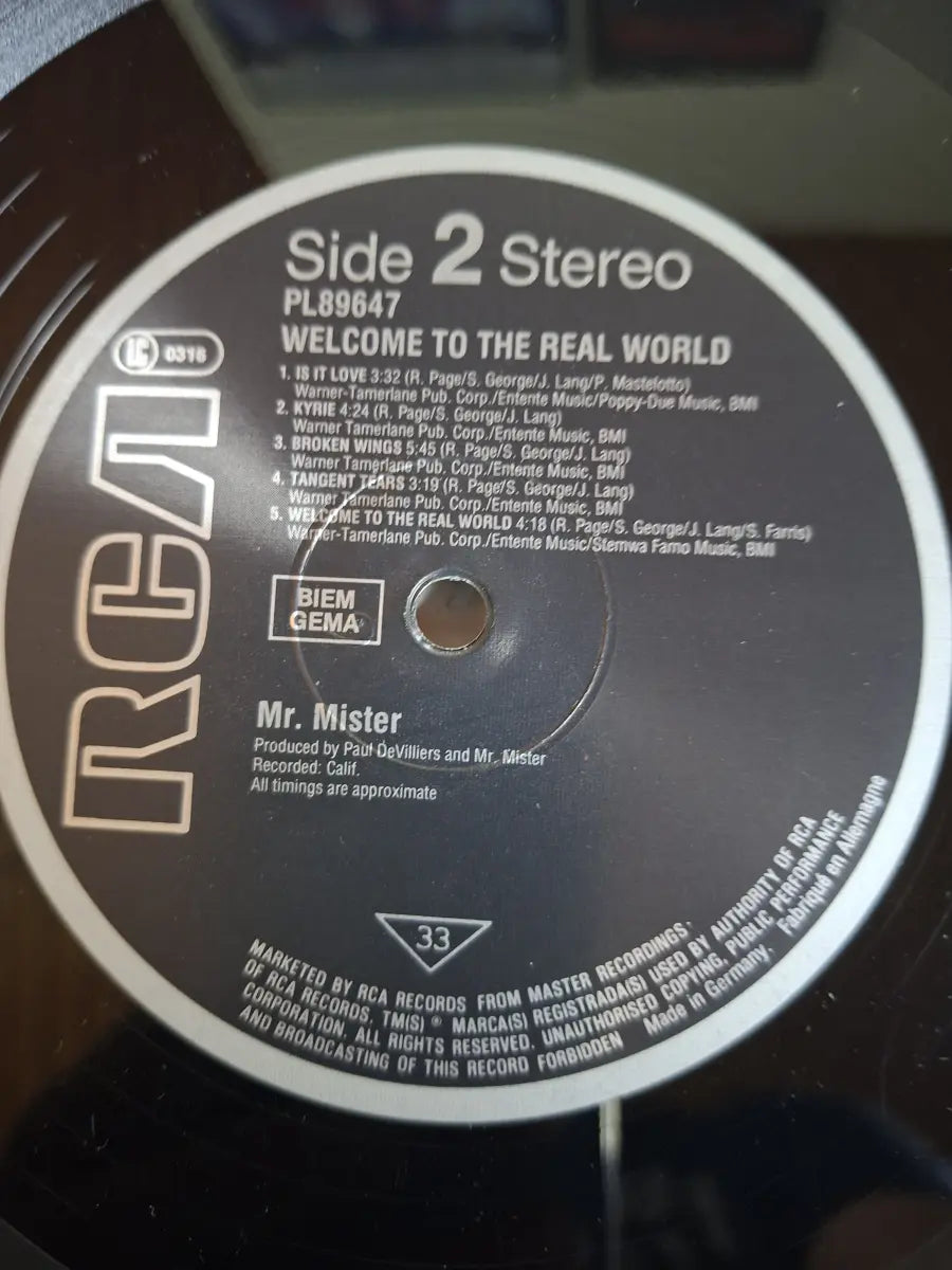 Mr. Mister – Welcome To The Real World