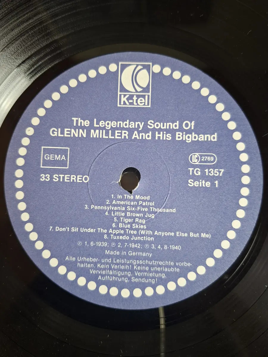 Glenn Miller – The Legendary Sound Of Glenn Miller And His Bigband