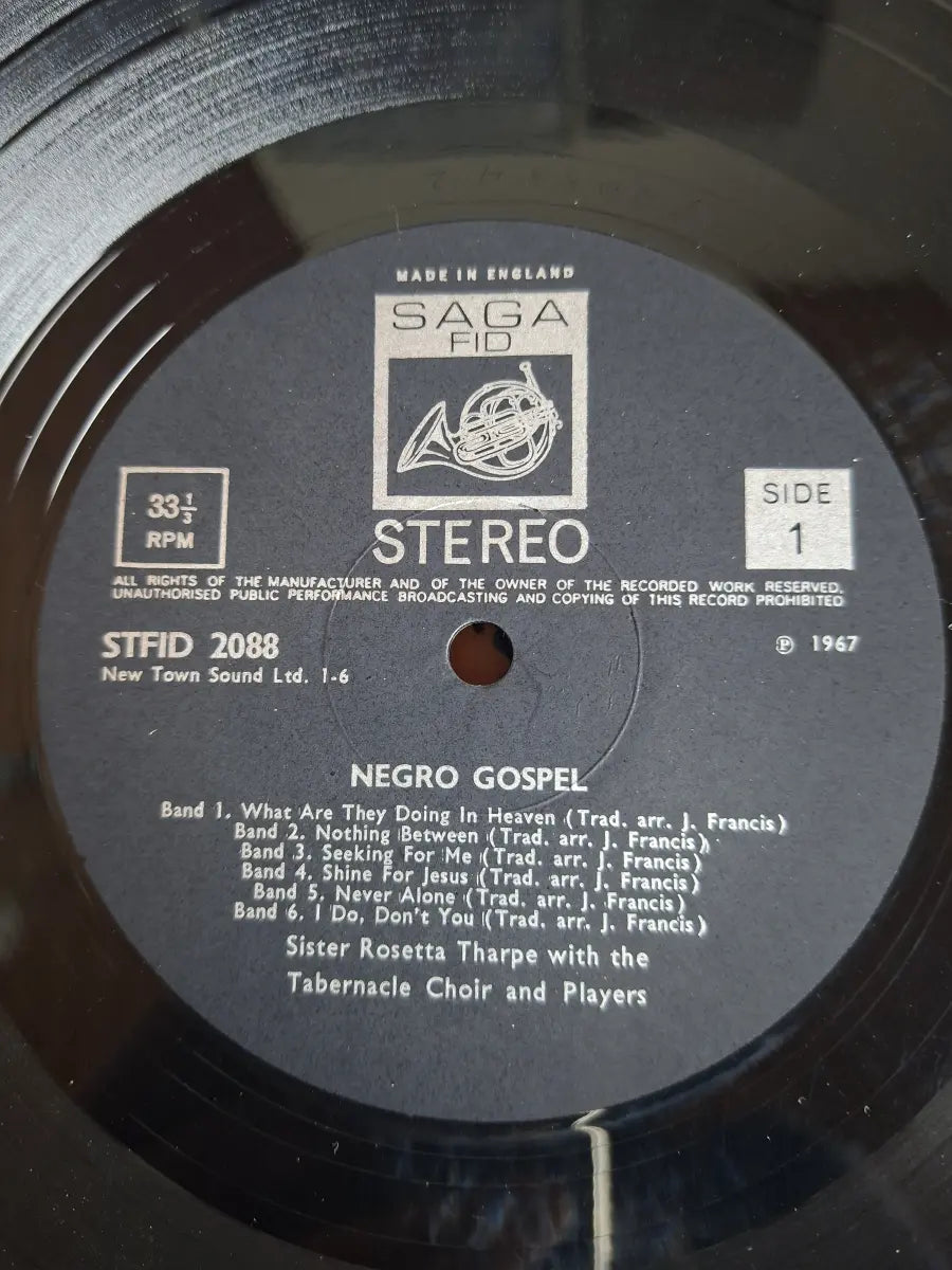 Sister Rosetta Tharpe And The Hot Gospel Tabernacle Choir & Players* – Negro Gospel