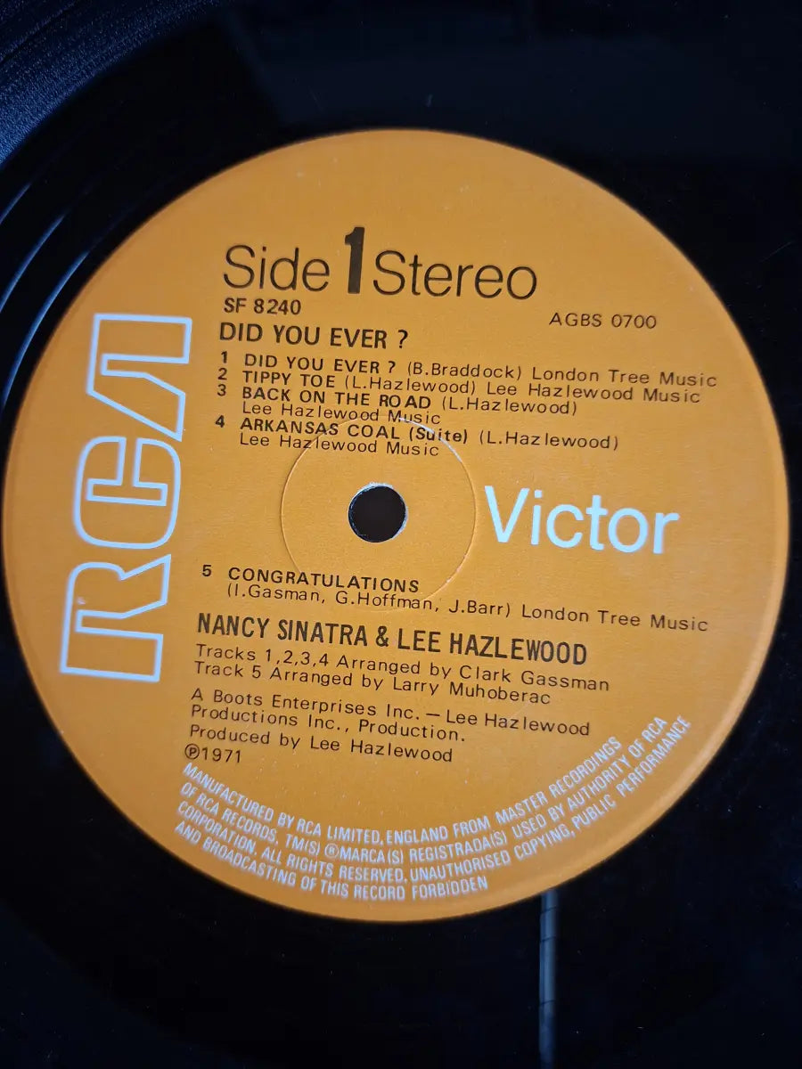 Nancy Sinatra & Lee Hazlewood – Did You Ever?
