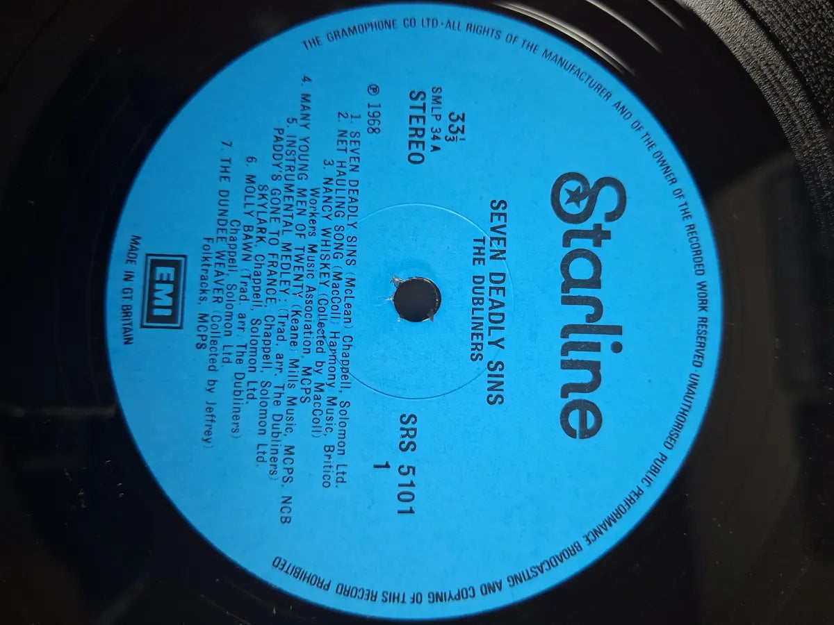 The Dubliners – Seven Deadly Sins