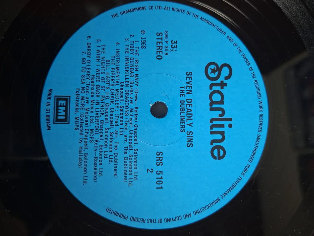 The Dubliners – Seven Deadly Sins