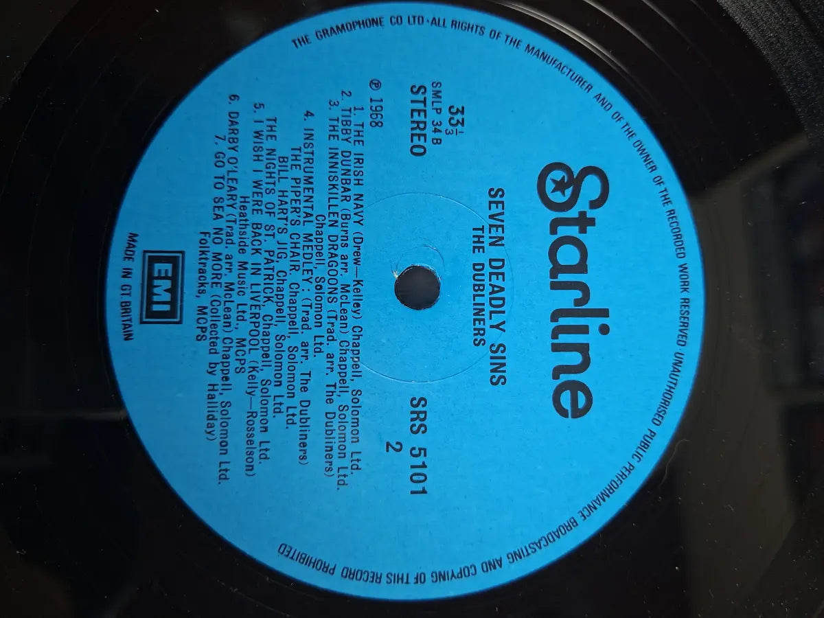 The Dubliners – Seven Deadly Sins