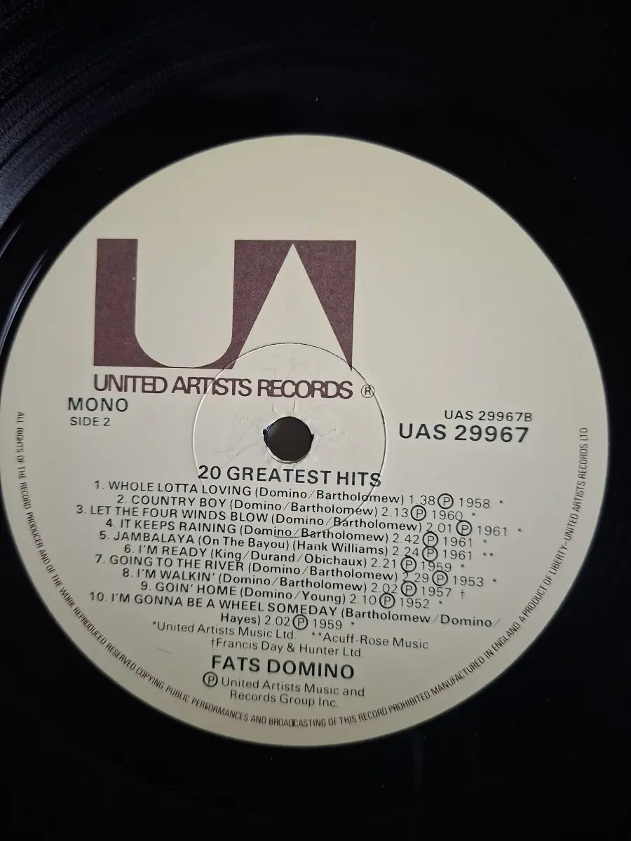 Fats Domino – 20 Greatest Hits