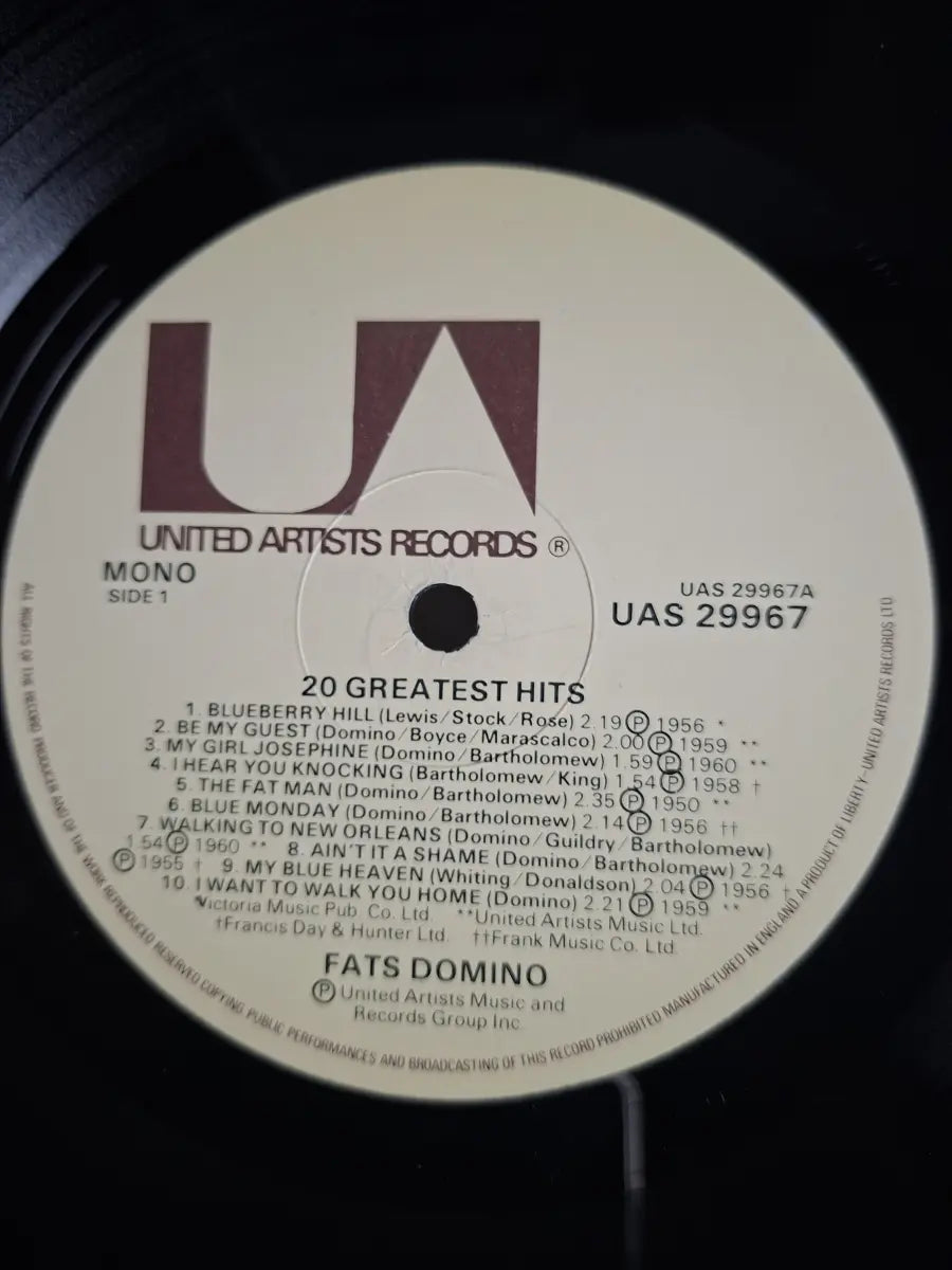 Fats Domino – 20 Greatest Hits