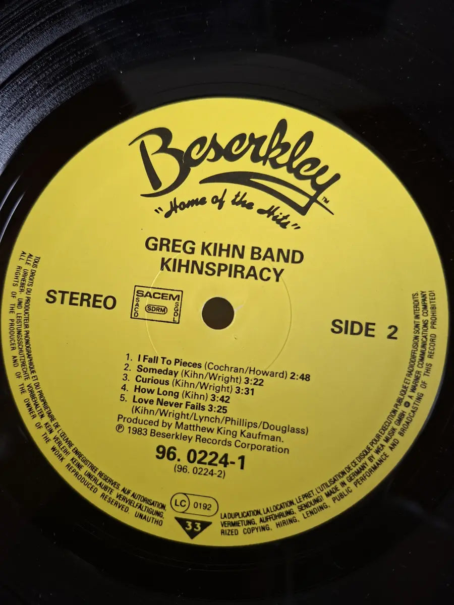 Greg Kihn Band – Kihnspiracy