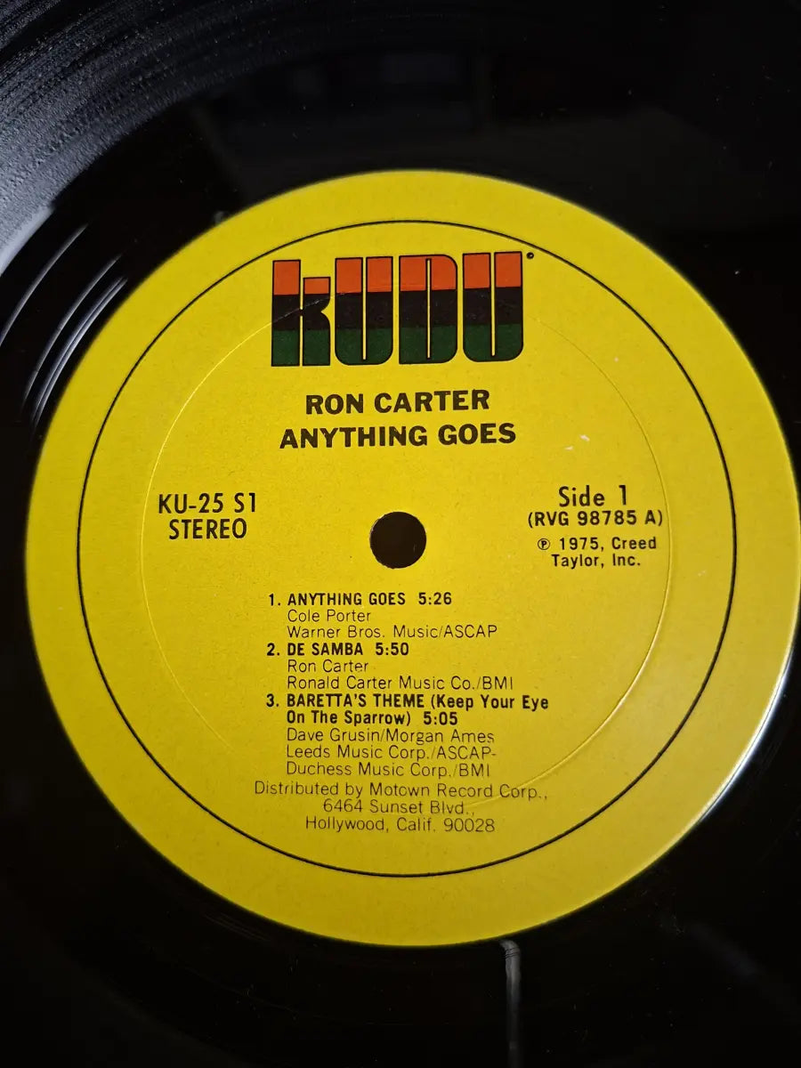 Ron Carter – Anything Goes