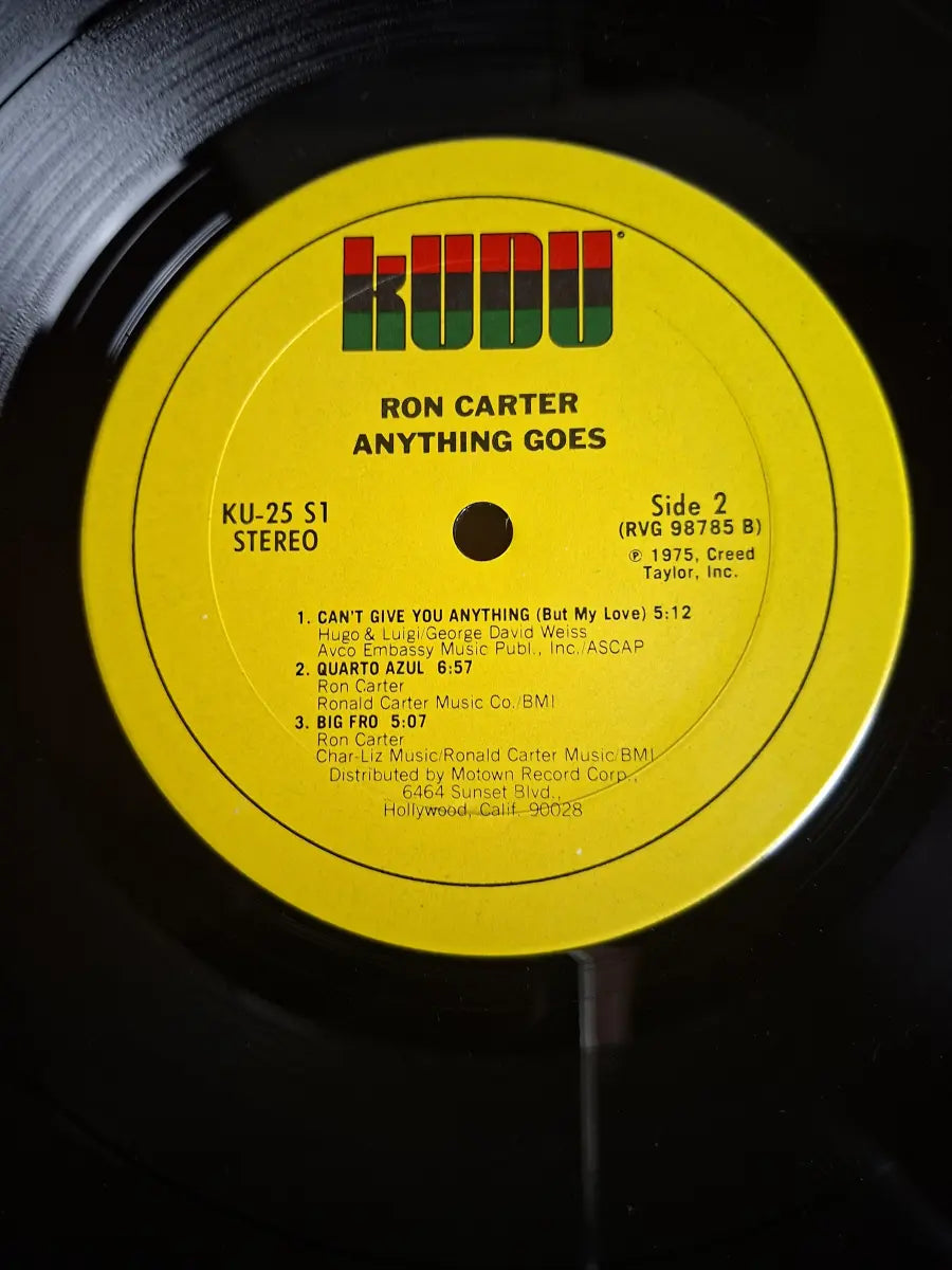 Ron Carter – Anything Goes