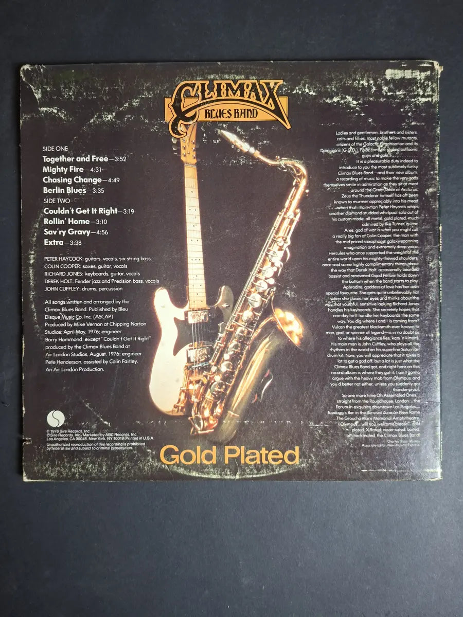 Climax Blues Band – Gold Plated