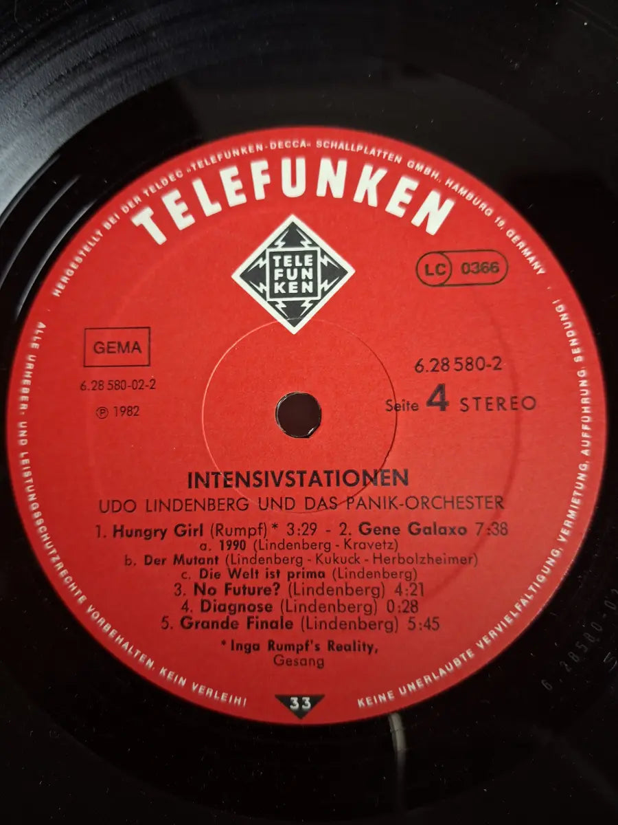 Udo Lindenberg – Live - Intensivstationen