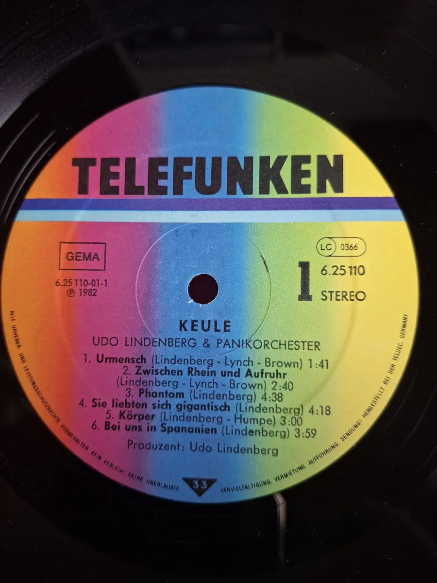 Udo Lindenberg & Panikorchester – Keule